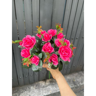 Combo 5-10 cành hoa hồng tỷ muội lụa
