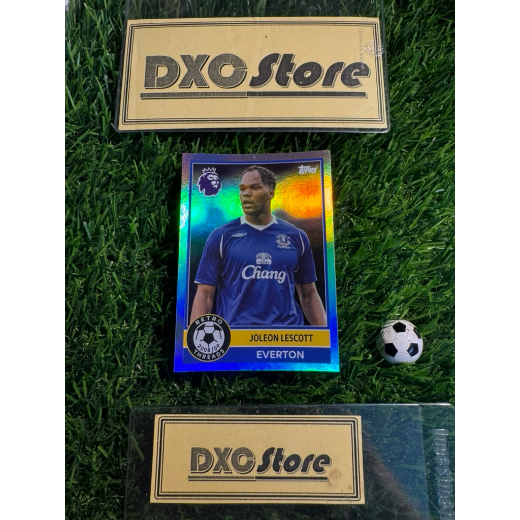 [ CHÍNH HÃNG ] - RETRO THREADS - TOPPS PREMIER LEAGUE 2026 - JOLEON LESCOTT (EVERTON)