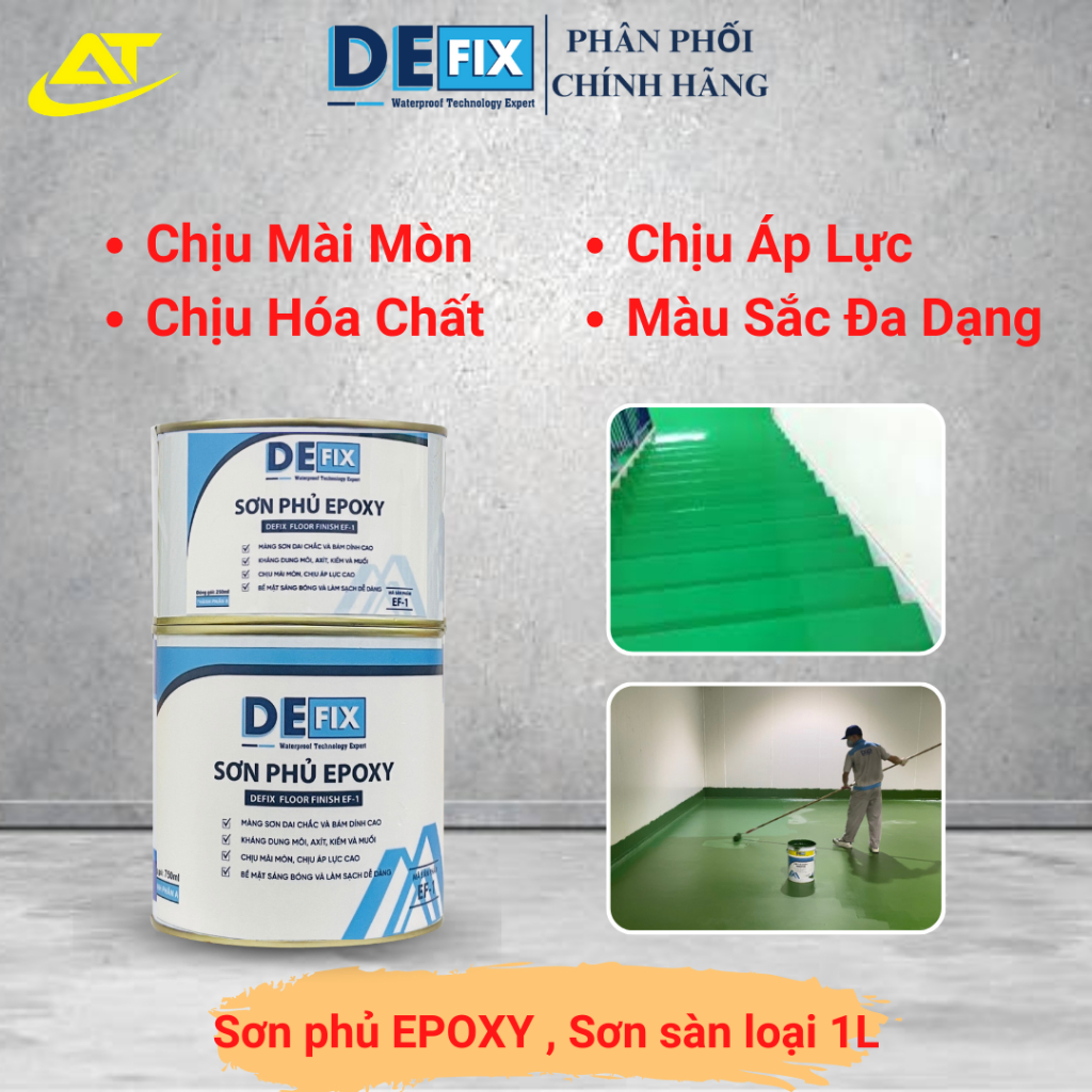 Sơn phủ EPOXY, Sơn sàn EPOXY loại 1L
