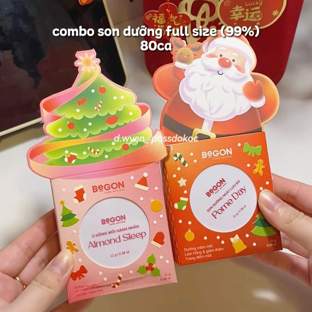[Pass] Combo son dưỡng ẩm môi Begon