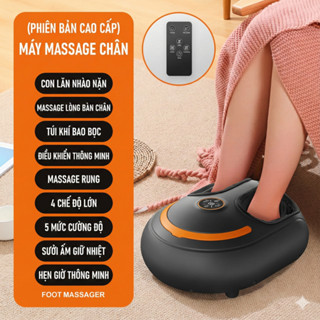 Máy Massage Chân Hồng Ngoại Sưởi Ấm Con Lăn Xoa Bóp Nhiều Chế Độ Giảm Đau Nhức Cho Người Già Dân Văn Phòng Bản Cao Cấp