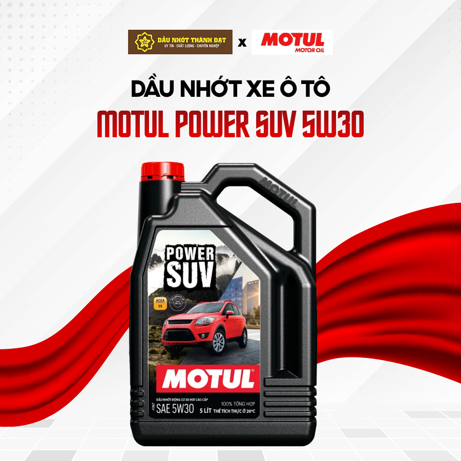 Dầu Nhớt Motul Power SUV 5W30 5L - Chuyên Dụng Cho Xe SUV, Bán Tải