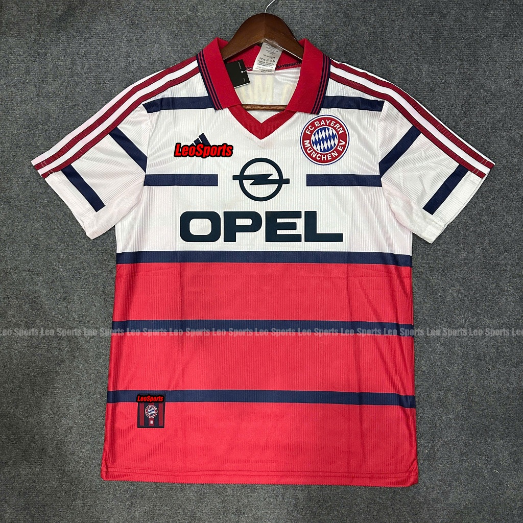 [Chỉ Có Áo] Áo Bóng Đá Retro CLB Bayern Munich 98/00 - Vải Poly Cao Cấp