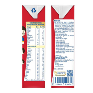 Thùng 48 hộp sữa bột pha sẵn Growplus đỏ 180ml (các loại)