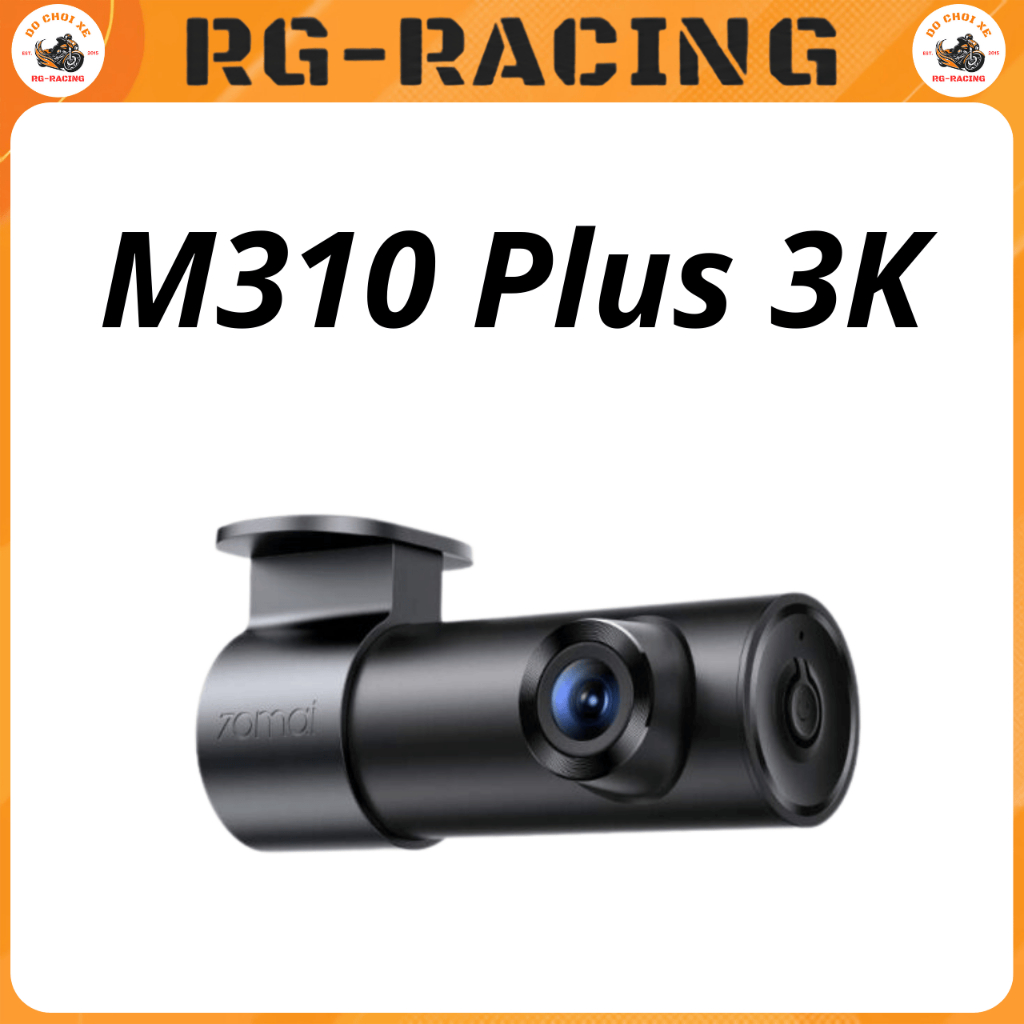 Camera Hành Trình 70mai M310 Plus 3K 1620P Xoay 360° Super Night Vision Giám Sát Đỗ Xe