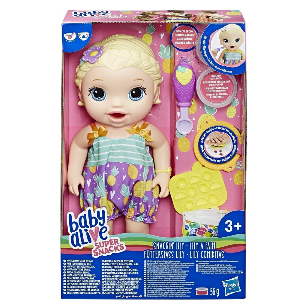 Búp bê Baby Alive ăn dặm Super Snack.