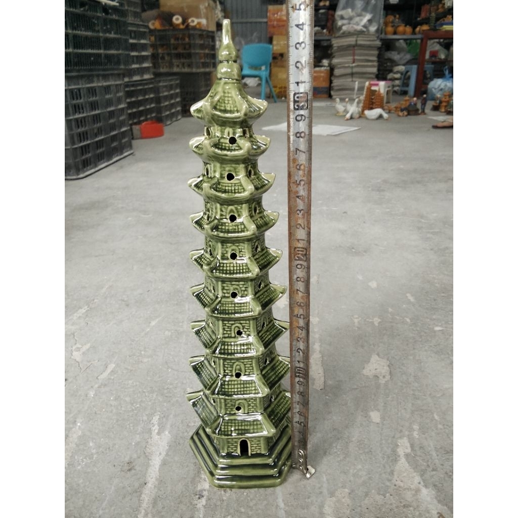 Mô hình tháp trang trí tiểu cảnh, bể cá, hòn non bộ