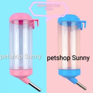 Bình nước bi 80ml 125ml 250ml 500ml cho thú cưng (hamster, sóc, thỏ, bọ, vẹt)