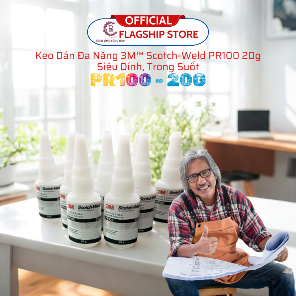 [HỎA TỐC] Keo dán 3M Scotch - Weld PR100 (20g) - Hàng chính hãng