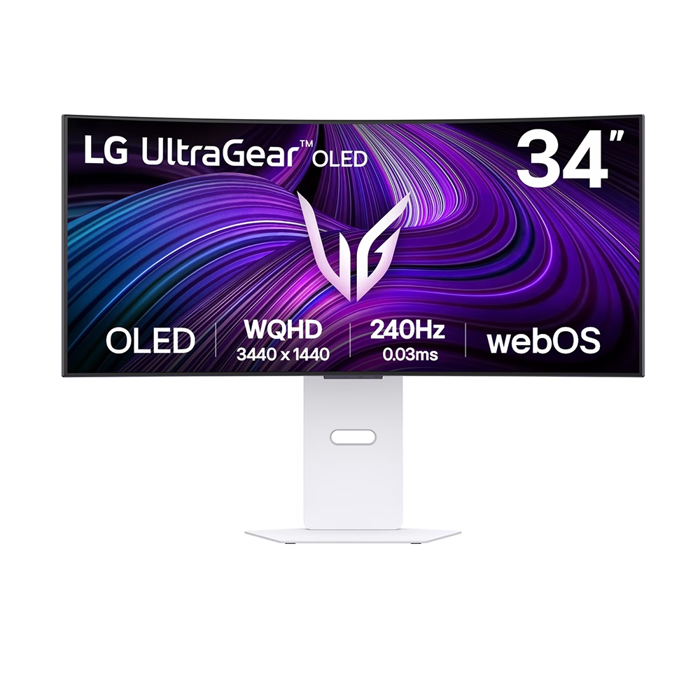Màn Hình Thông Minh Gaming LG UltraGear 34GX90SA-W (34 inch - OLED - WQHD - 240Hz - 0.03ms - Cong - 