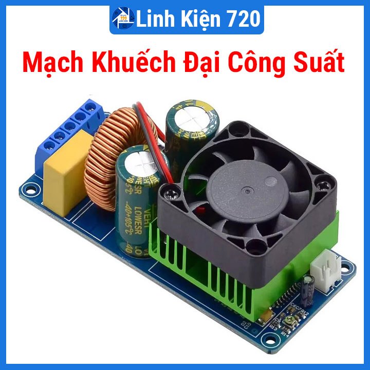Mạch khuếch đại công suất HIFI Class D Mono IRS2092S 500W