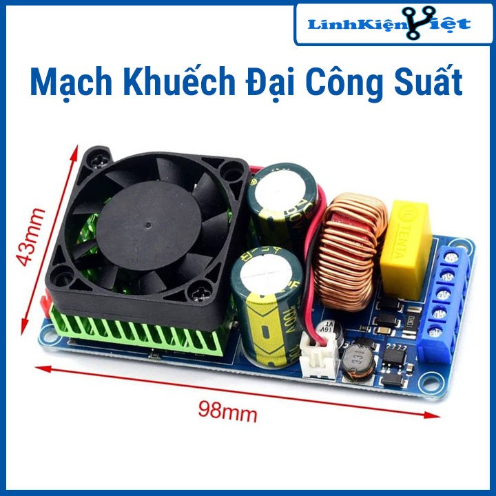 Mạch Khuếch Đại Công Suất HIFI Class D Mono IRS2092S 500W