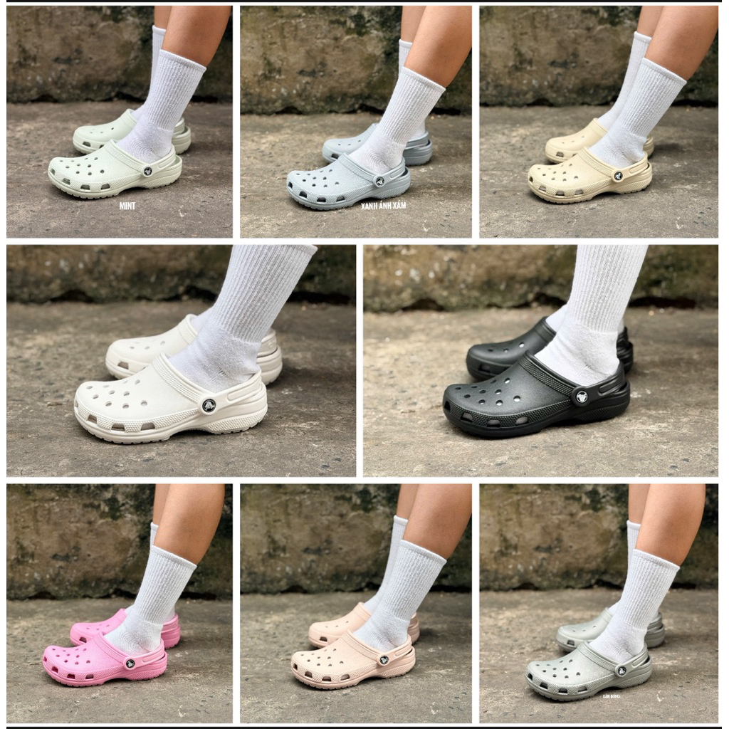 ( Chính hãng) Crocs Og Basic màu đơn
