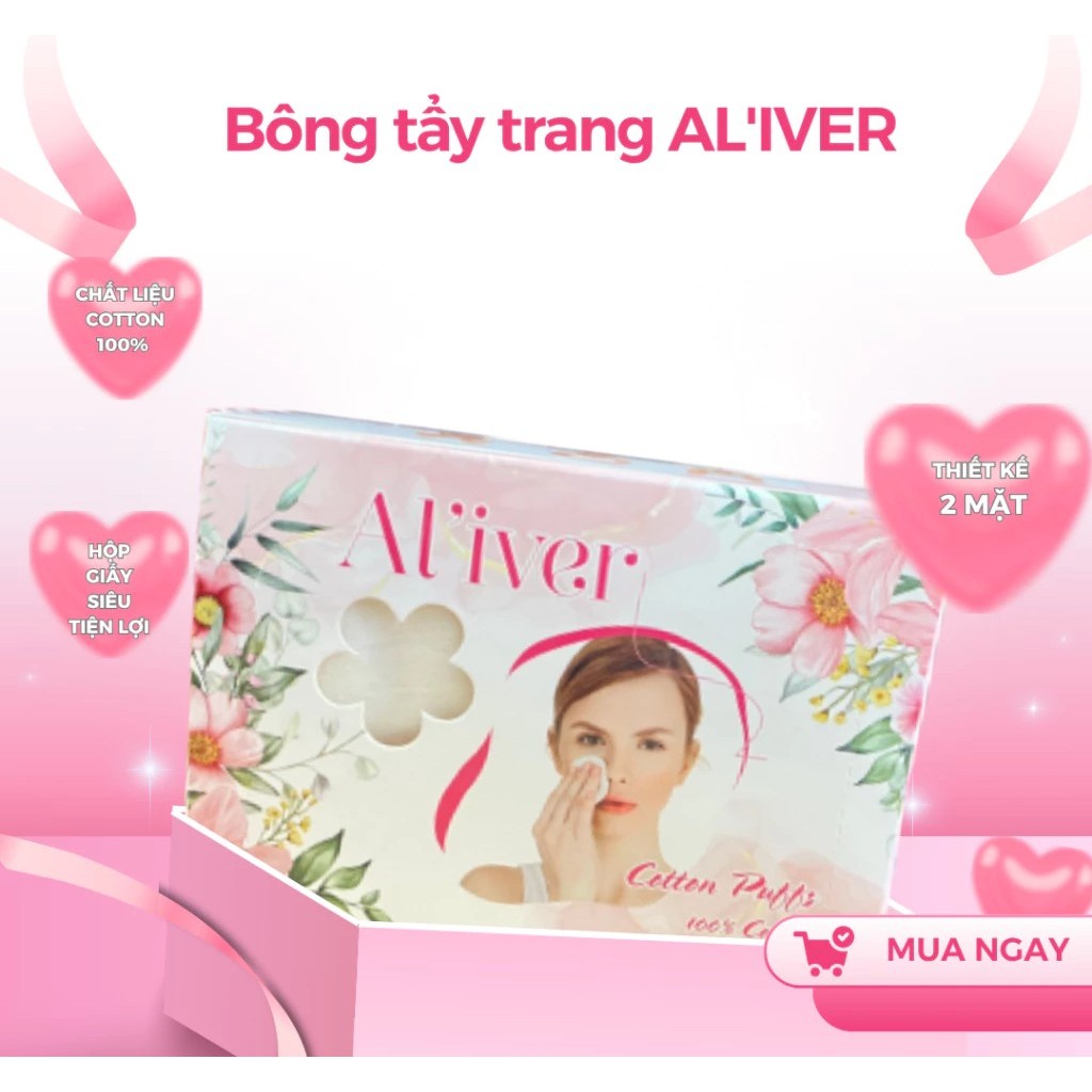 Bông tẩy trang Aliver