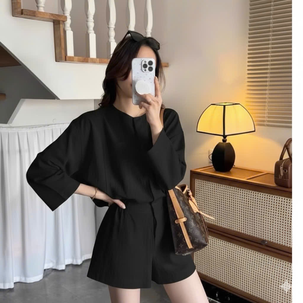 𝗟𝗲𝗹𝗶𝗮 𝗝𝘂𝗺 - Jum Linen tay dài 2 lớp