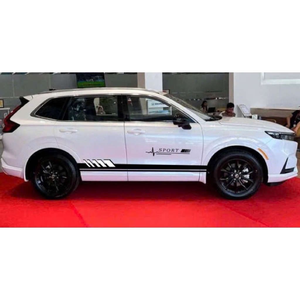 Tem 2 bên Sườn Xe HONDA CRV, Team Decal Oto SPORT