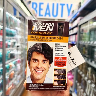 [HÀNG MỸ] Dầu gội hoặc Dầu gội xả giảm tóc bạc Just For Men Control GX