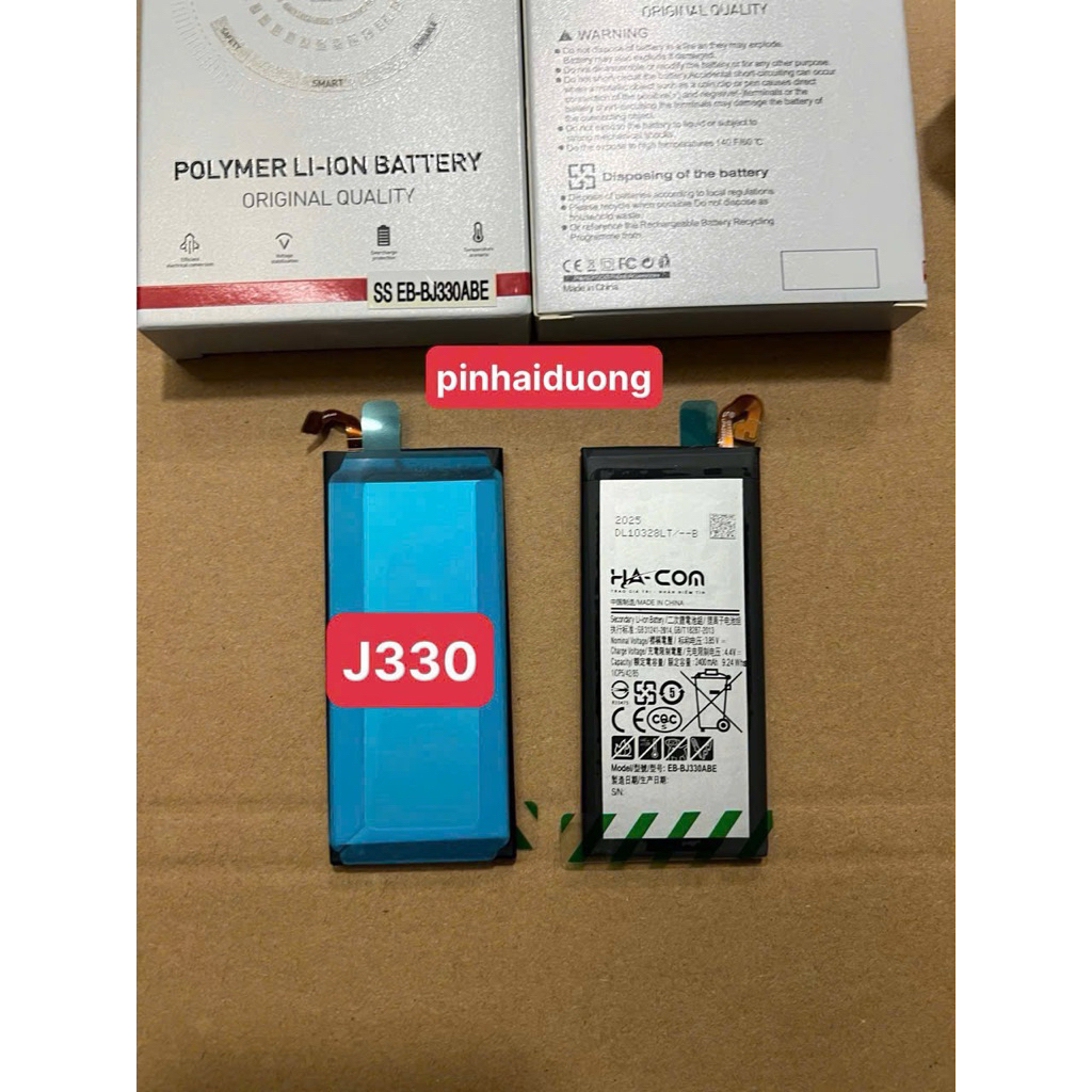pin samsung j330 chính hãng hacom