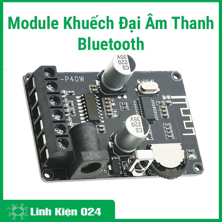 Module Khuếch Đại Âm Thanh Bluetooth Stereo 30W/40W Công Suất Cao XY-P40W