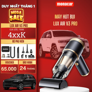Máy hút bụi ô tô dodoto, hút bụi cầm tay không dây xe ô tô gia đình công suất lớn 25.000 Pa