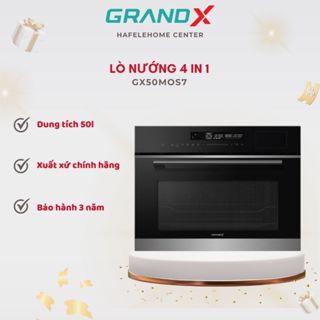 Lò Nướng Tích Hợp Lò Vi Sóng Và Nồi Chiên Không Dầu Grandx GX50MOS7 - 3 Trong 1 Đa Năng