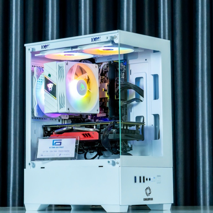 PC Gaming | Ryzen 3 3200G | RX 550 4GB | RAM 16GB | NVMe 512GB | Case Bể Cá + 3 Fan