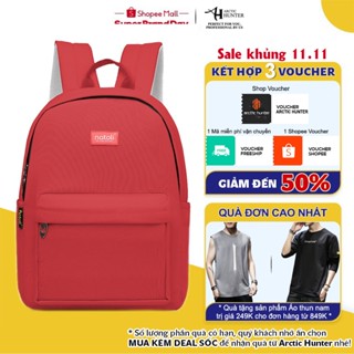 Balo Nam Nữ Cute NATOLI Basic Backpack B2 – Nhiều Ngăn, Chống Nước, Phong Cách Học Sinh