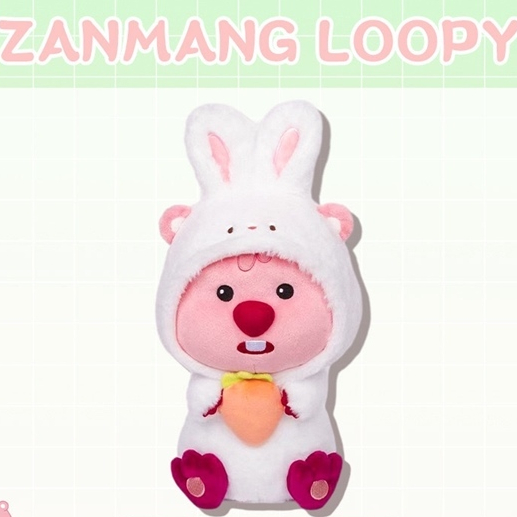 Gấu Bông Loopy Chính Hãng Zanmang, Loopy Cosplay size 20cm