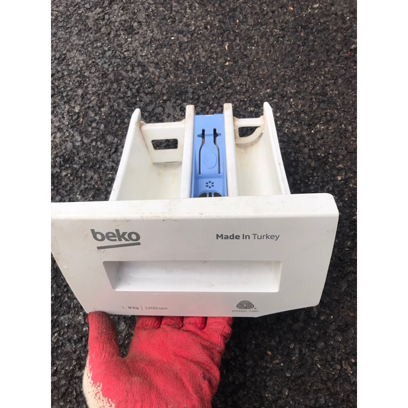 Khay xà phòng máy giặt Beko 8kg WTV 8634XS0 cũ tốt tháo máy 95%