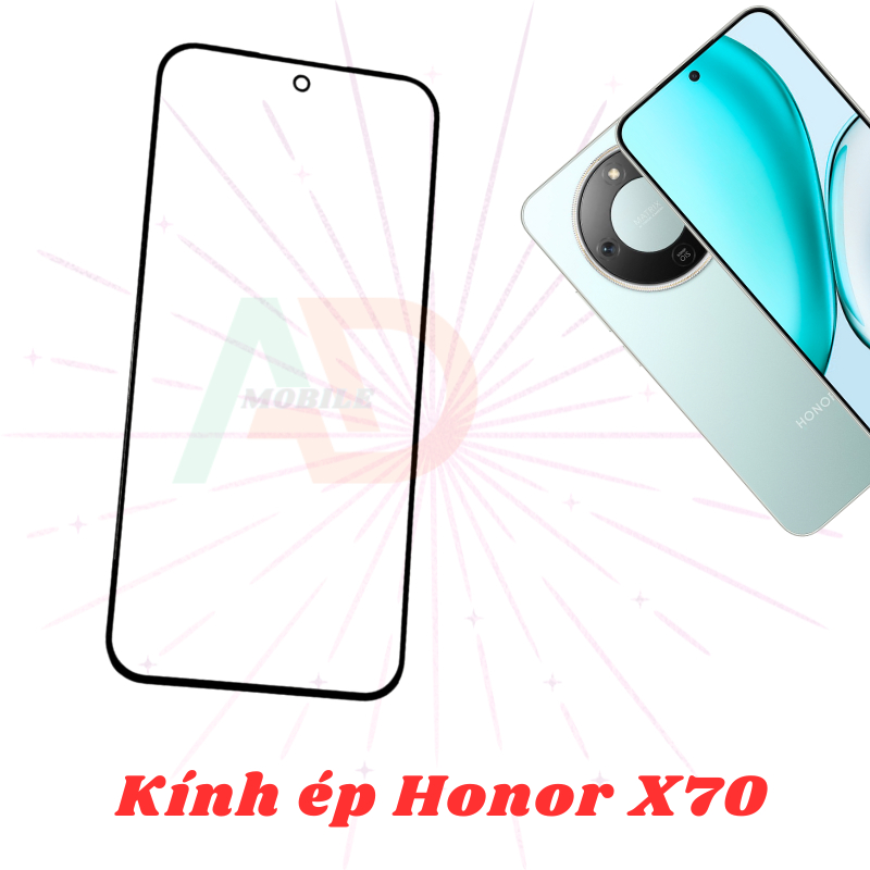 AD mặt kính Honor X70 , kính dùng ép cho Honor X70