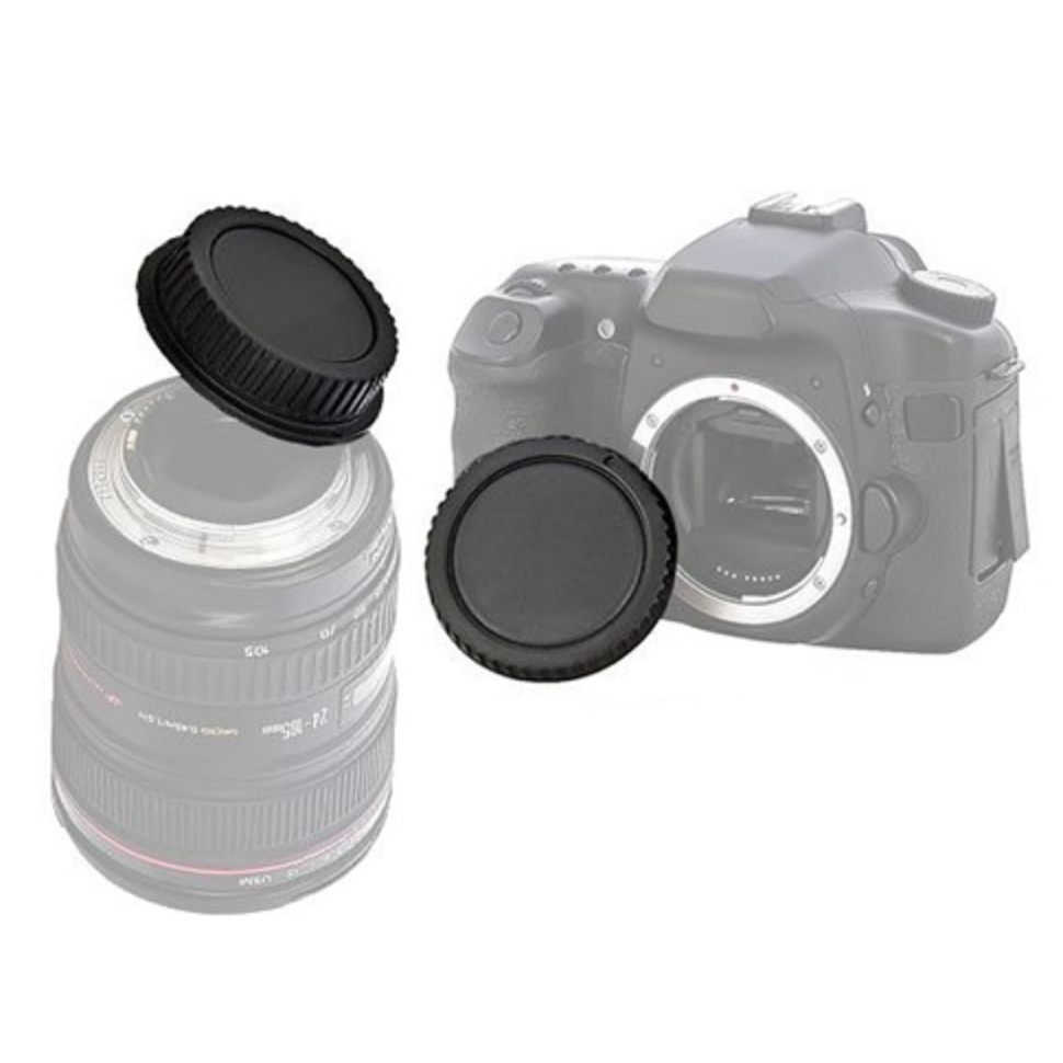 Bộ Nắp Body Và Cap Đuôi Lens Canon Ngàm EF Nắp Canon 6D 6D2 5D 5D2 5D3 5D4 70D 90D