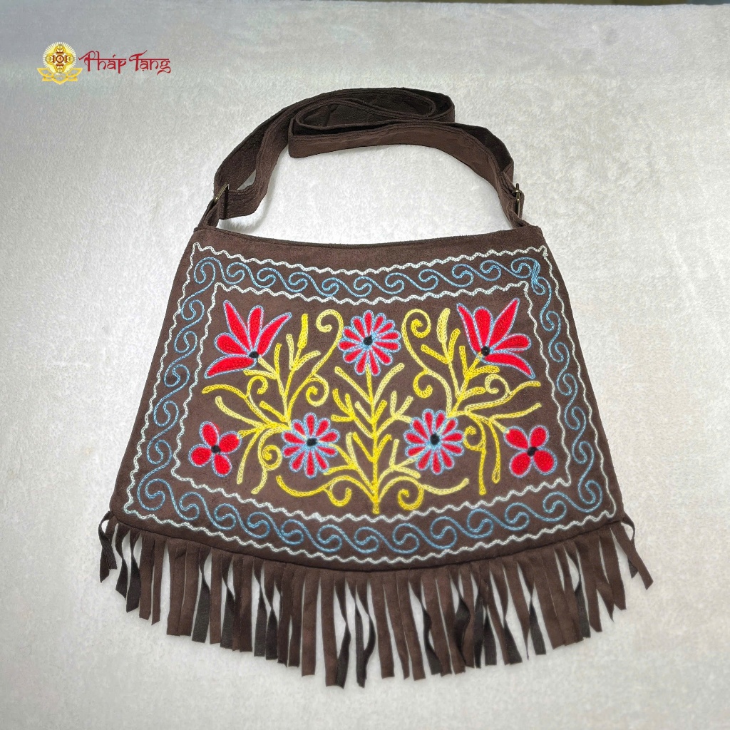 Túi Đeo Tua Thủ Công Nepal - Túi Handmade Nepal - Pháp Tạng Đà Lạt