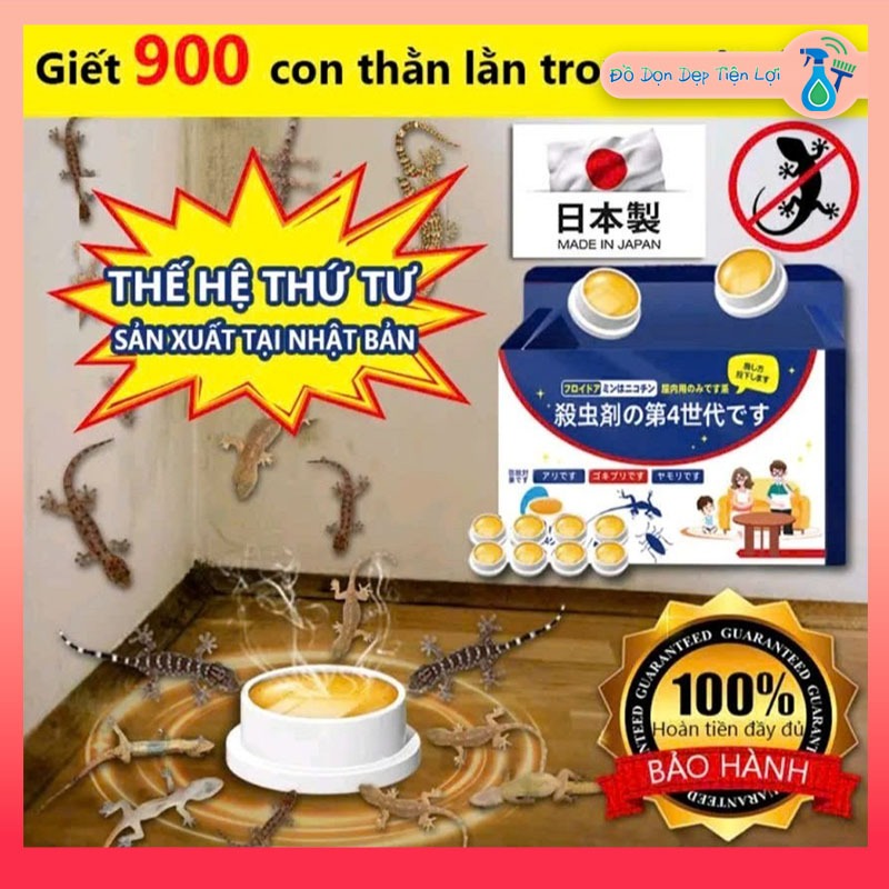 <DOO VN>DIỆT SẠCH Thằn Lằn & Côn Trùng Chỉ 1 Lần Duy Nhất! Bã Diệt Sinh Học Nhật Bản - Hiệu Quả Tức Thì, An Toàn