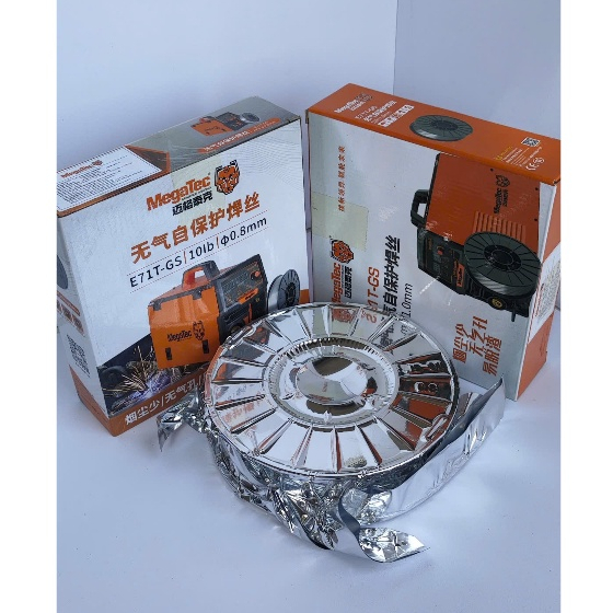 Cuộn dây hàn MIG 5kg KHÔNG DÙNG KHÍ loại 0.8mm và 1.0mm MEGATEC