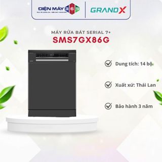 Máy Rửa Bát Lắp Đặt Độc Lập Hoặc Âm Tủ Serial 7 SMS7GX86G – Tiết Kiệm Điện Nước, Vận Hành Êm Ái