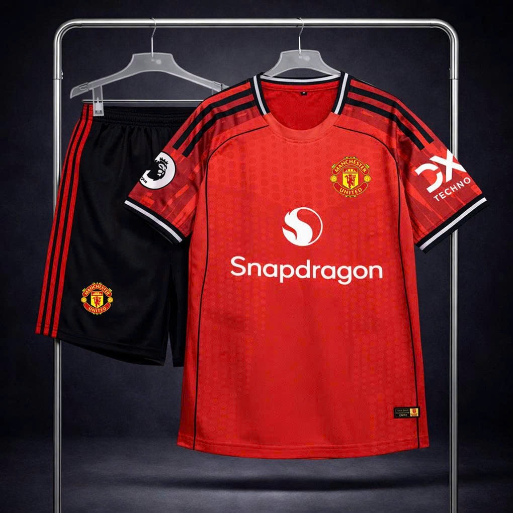 [MU-ĐO2025] IN TÊN SỐ ÁO -  Áo bóng đá, đồ đá banh CLB MU đỏ - hàng thun mè cao cấp