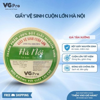 Giấy Vệ Sinh Cuộn Lớn Hà Nội Cao Cấp 2 Lớp Mềm Dai Cuộn To Công Nghiệp Giá Tận Xưởng