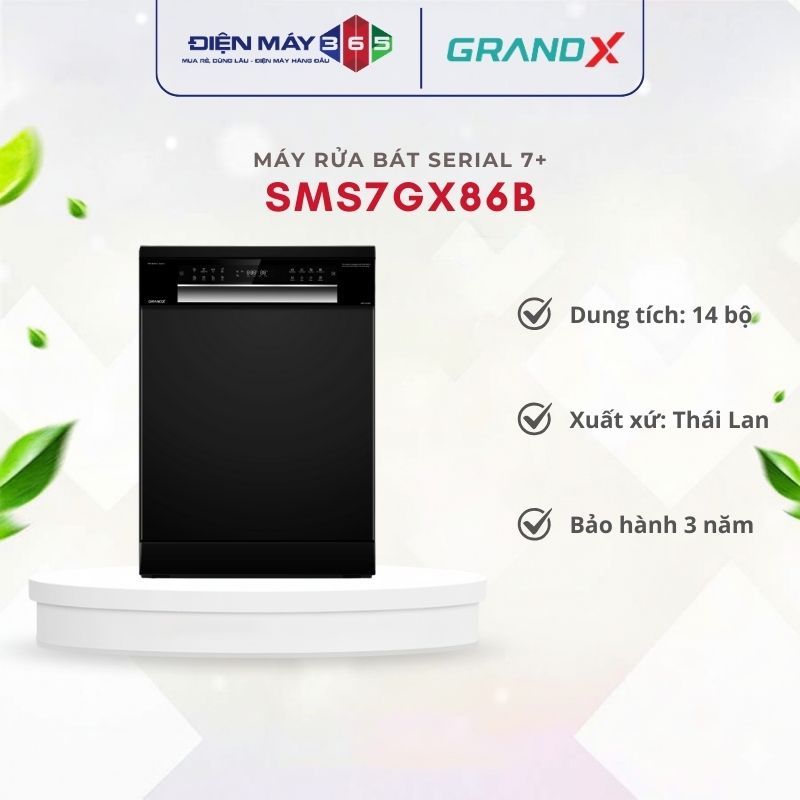 Máy Rửa Bát Lắp Đặt Độc Lập Hoặc Âm Tủ Serial 7 SMS7GX86B  – Tiết Kiệm Điện Nước, Vận Hành Êm Ái