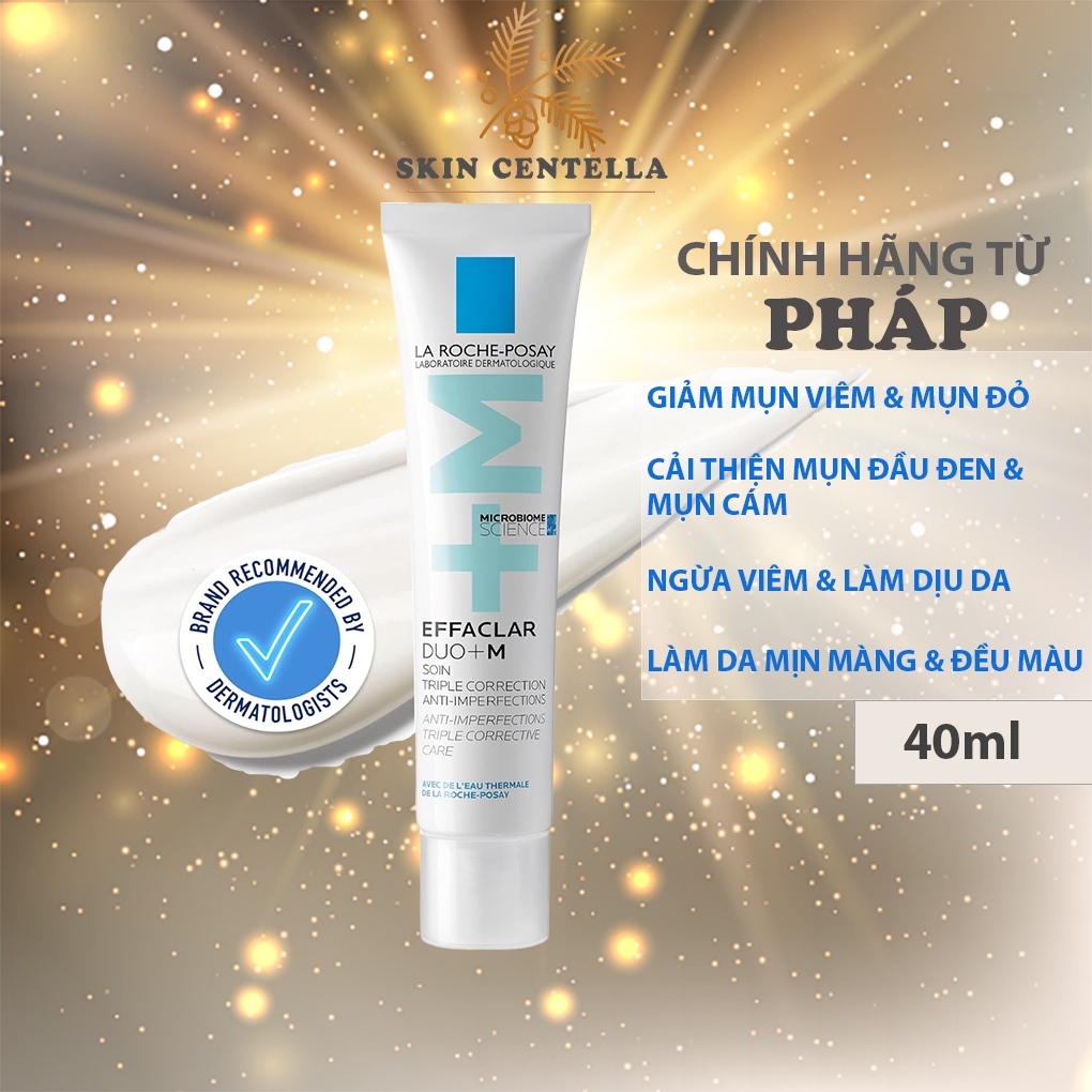Kem Mụn La Roche-Posay Effaclar DUO+M – Giảm Mụn Nhanh, Ngừa Thâm, Ngăn Ngừa Tái Phát