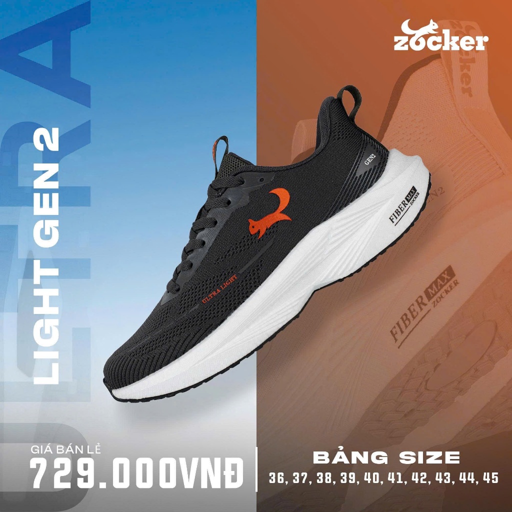 Giày Chạy Bộ Zocker Ultra Light Gen 2