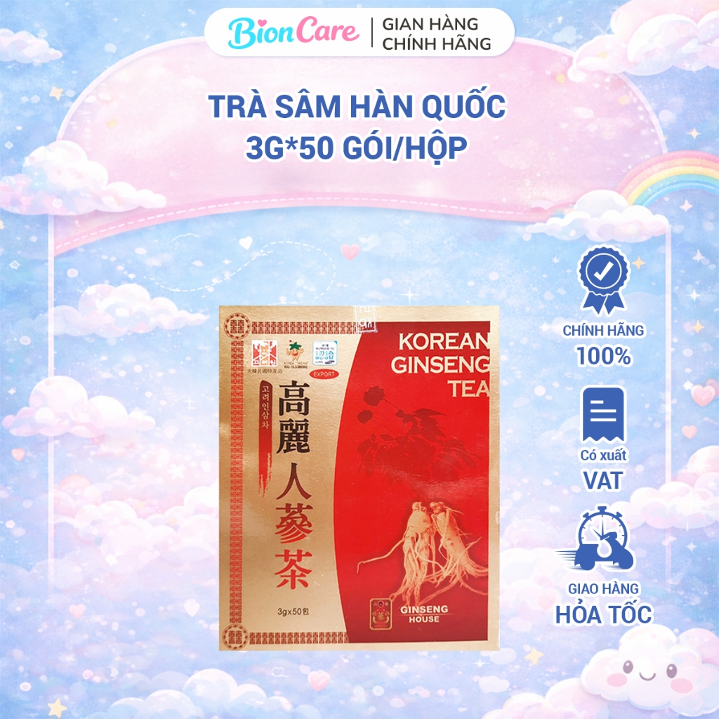 [3/2028 Hàng CTY] Trà Sâm Hàn Quốc Korean Ginseng Tea