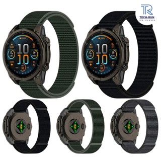 Dây Vải Nylon Cho Đồng Hồ Garmin Fenix/ Forerunner / Epix/ Quatix / Enduro 20mm 22mm 26mm