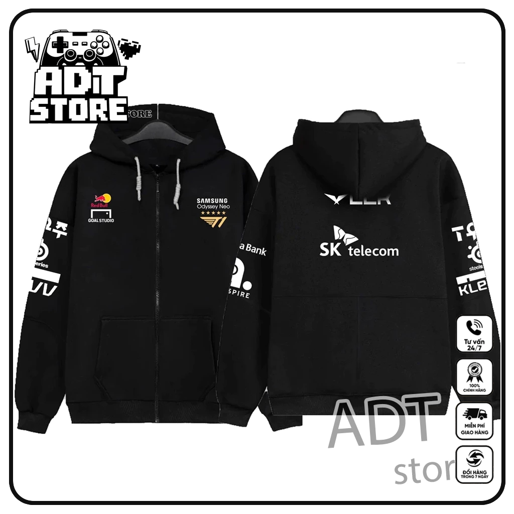 Áo khoác hoodie T1 CKTG 2025 - hero team