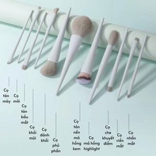 Bộ cọ trang điểm MSQ Mini Morandi 11 cây