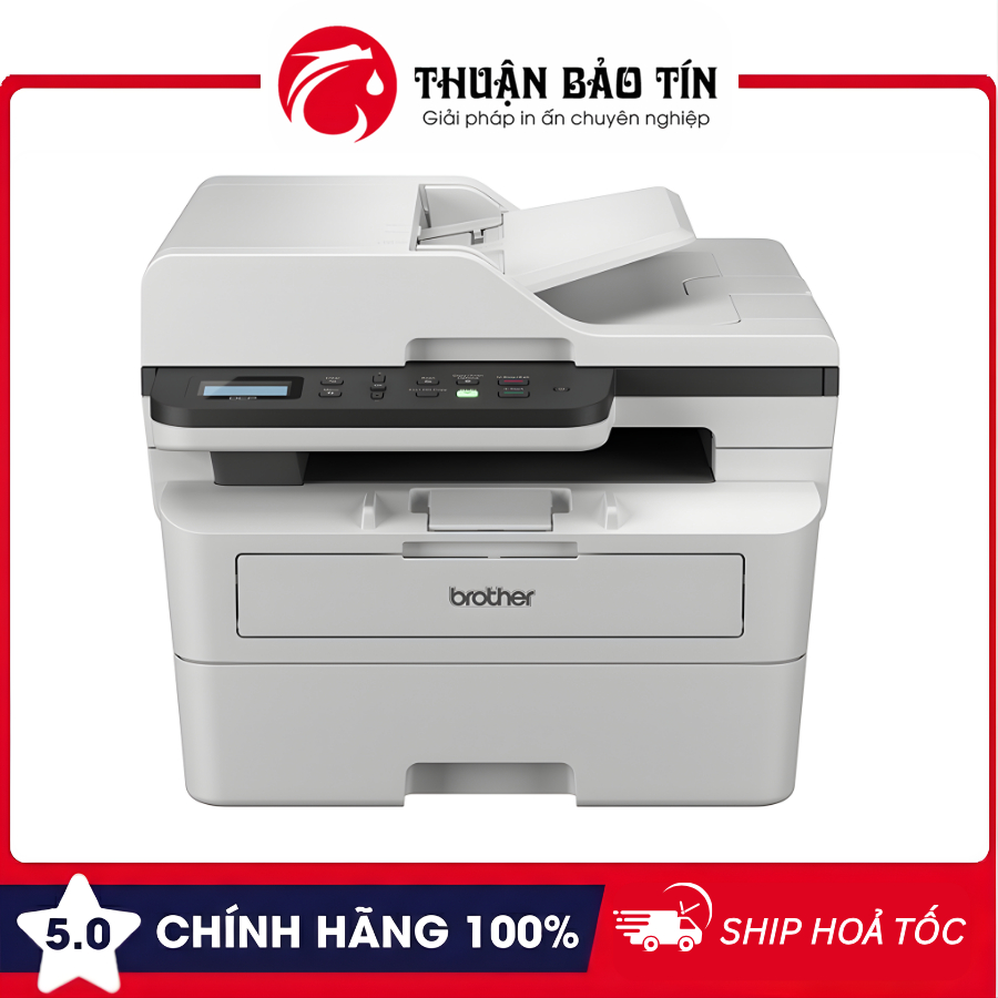 Máy In Laser Trắng Đen Brother DCP-B7640DW – In 2 Mặt, Scan Màu, Copy, WiFi – Dùng Mực B027