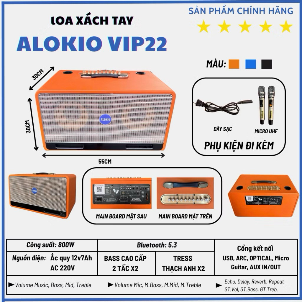 Loa alokio V22 Siêu Hót || 2 Bass 20 Siêu Trầm [Chính Hãng]