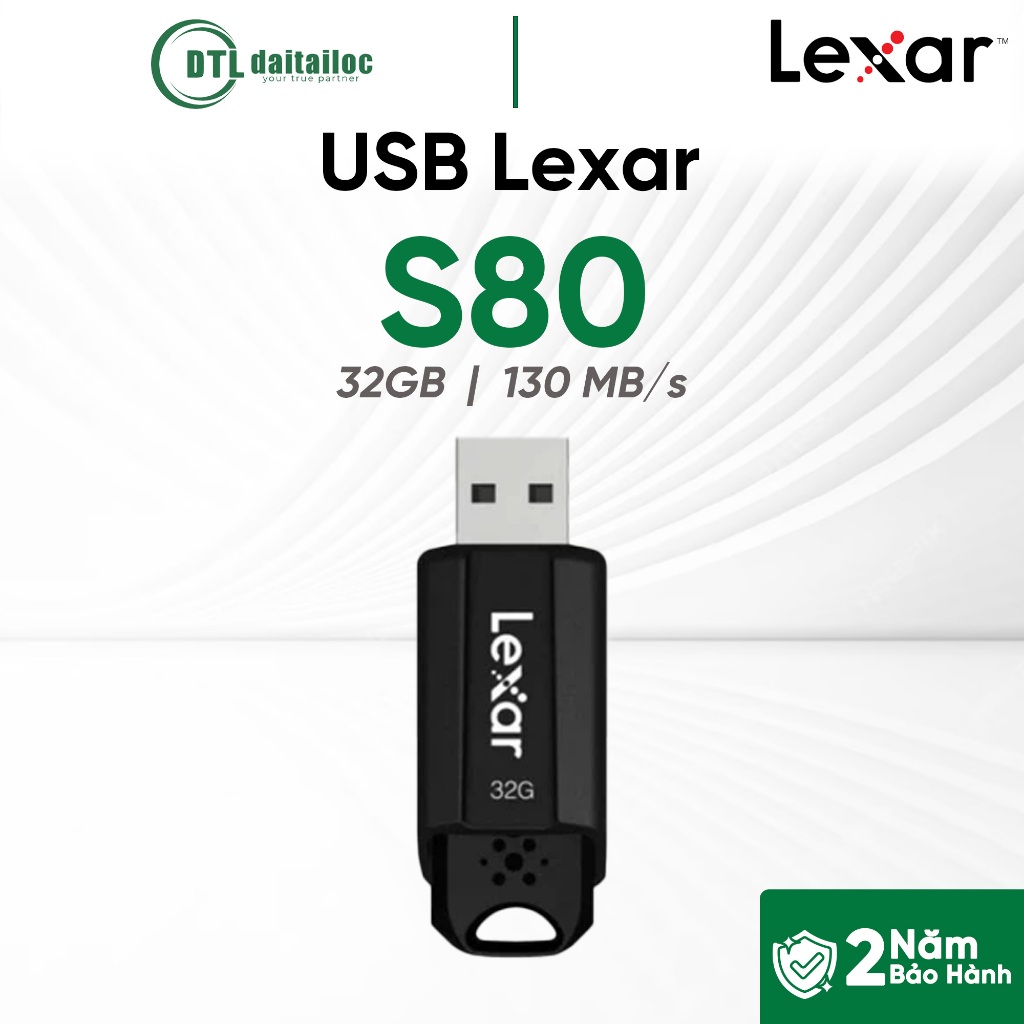 USB Lexar 32GB S80 Chính Hãng | Bảo Hành 24 Tháng