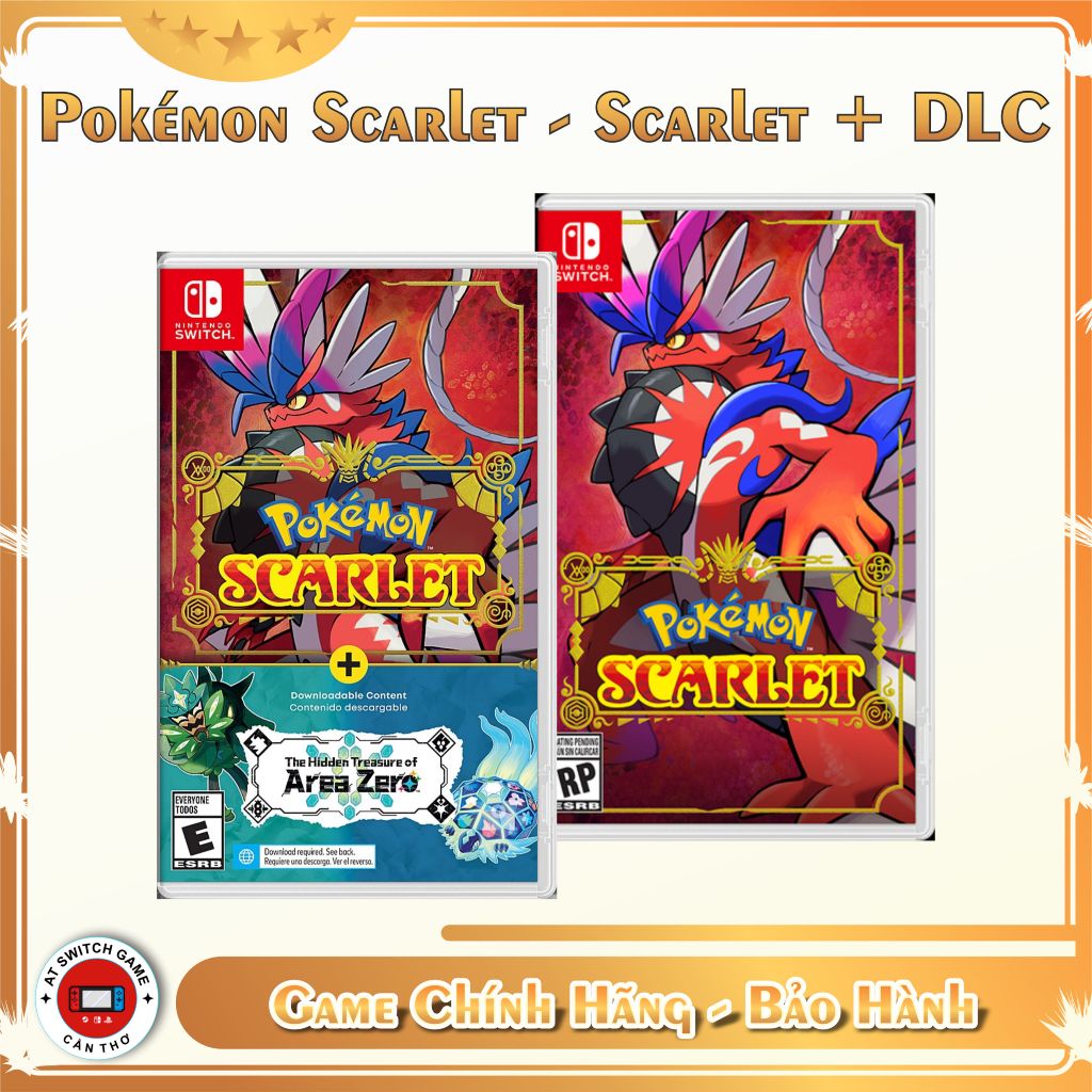 Băng game Pokemon Scarlet - Scarlet DLC cho Nintendo