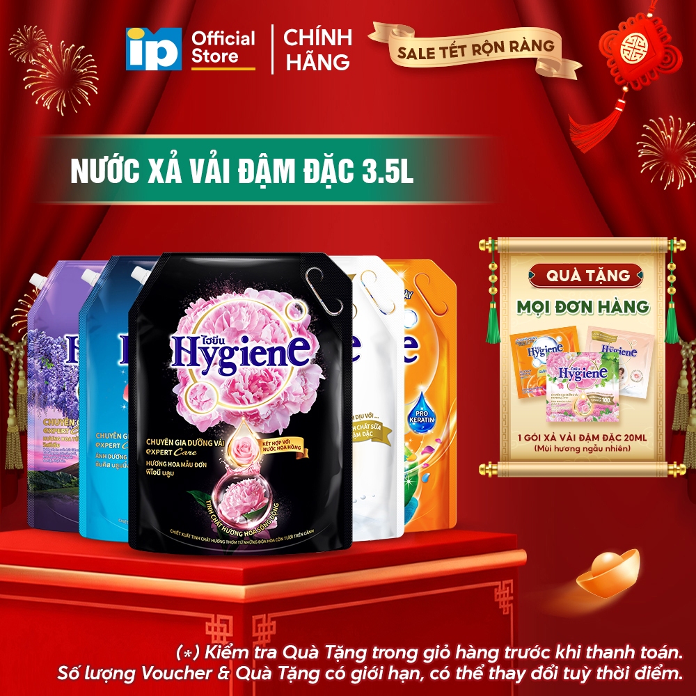 Nước Xả Vải Đậm Đặc Hygiene 3.5L