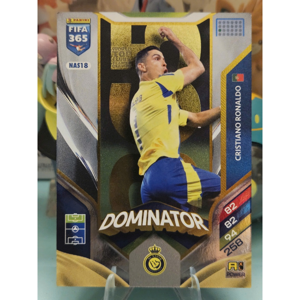 [HIẾM] Thẻ DOMINATOR Cristiano Ronaldo Panini Fifa 365 2025/2026 (Al Nassr) (25/26) (Bóng Đá)